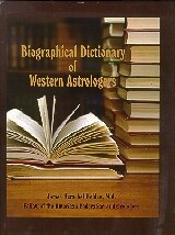 BIOGRAPHICAL DICTIONARY OF WESTERN ASTROLOGERS